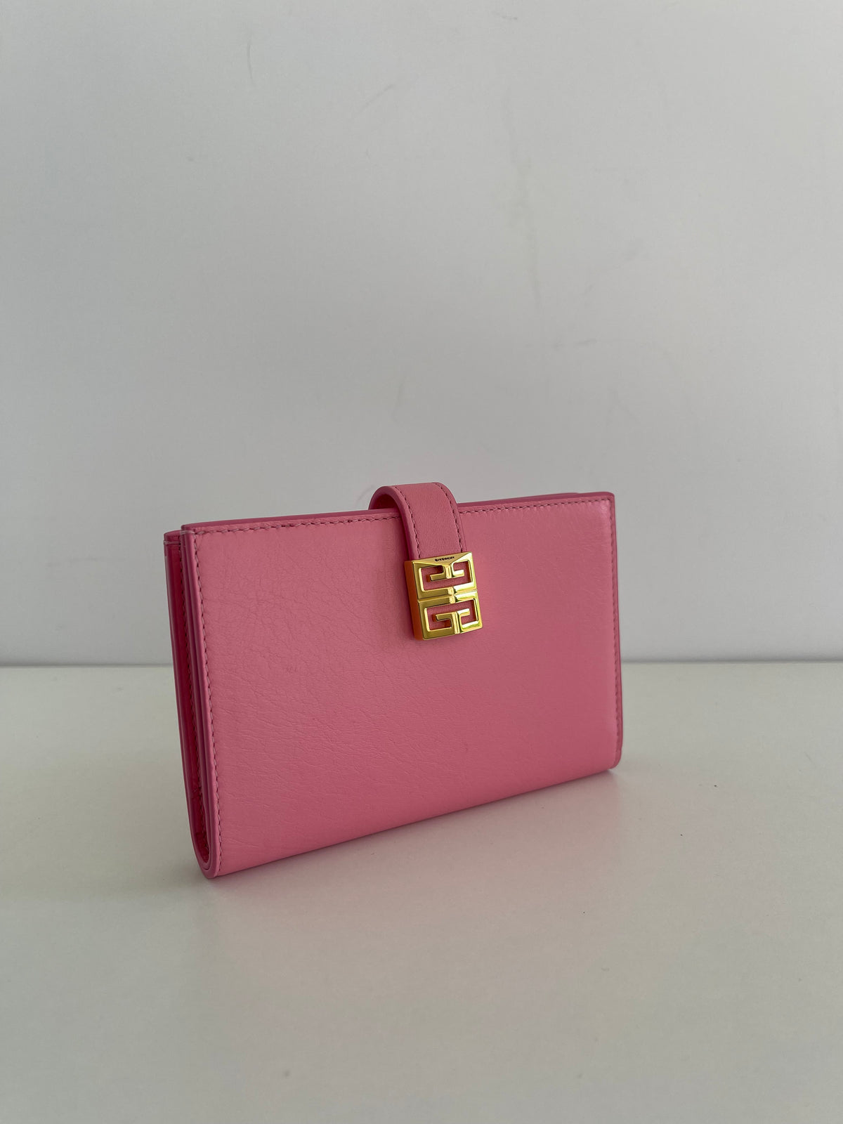 Givenchy 4G Wallet Pink Calfskin Leather