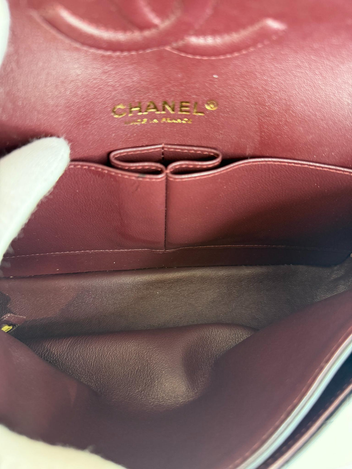 Chanel Classic Medium Double Flap Black Lambskin Shoulder Bag