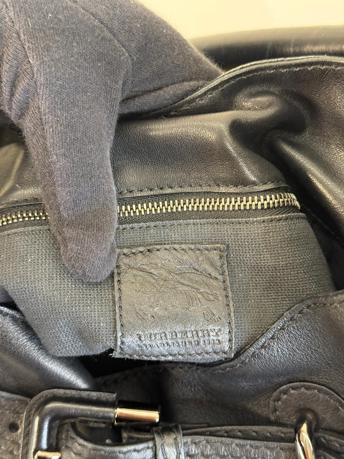 Burberry Black/Beige House Check Bromley Hobo Bag