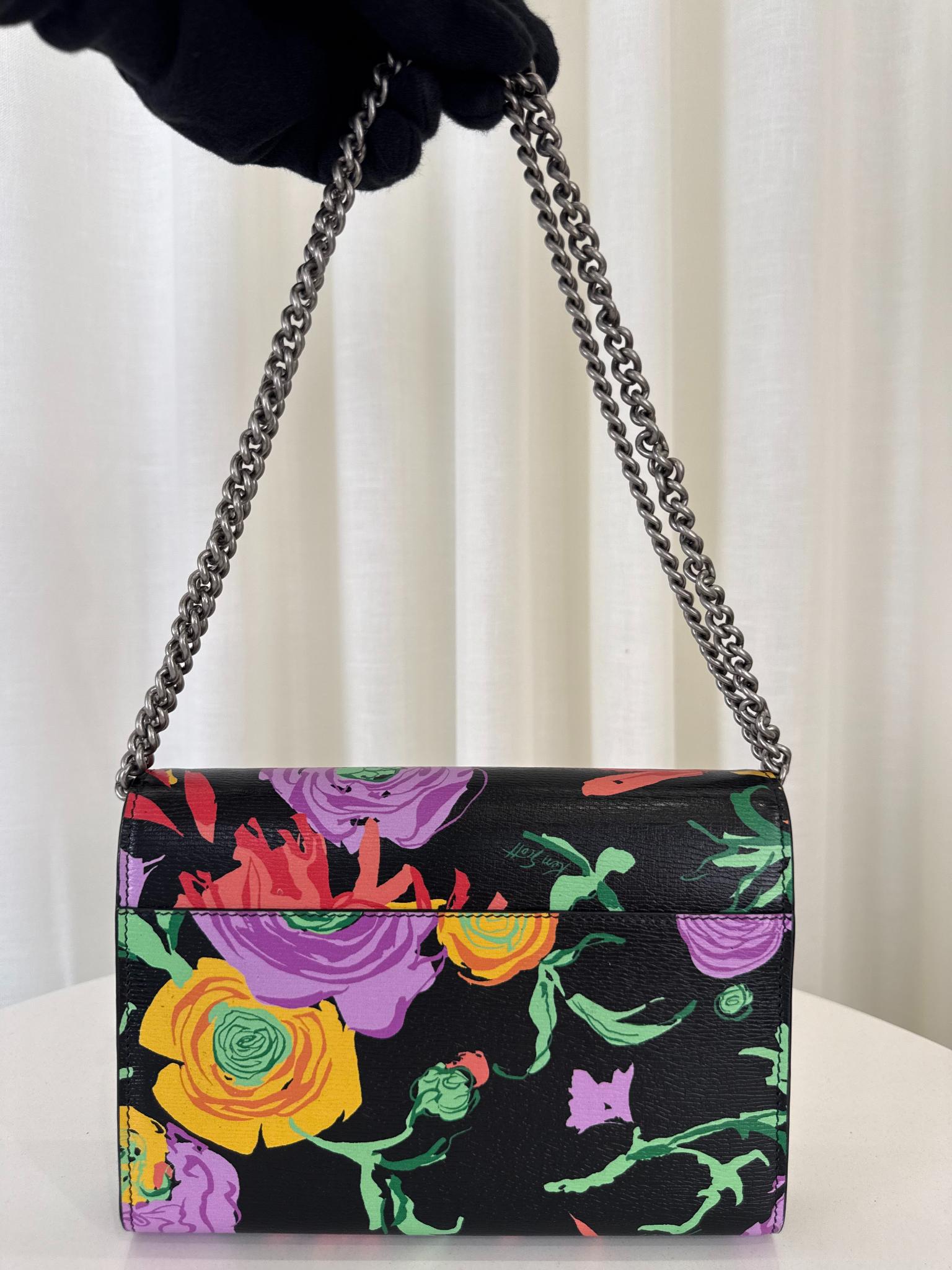 Gucci x Ken Scott Limited Edition Floral Dionysus Small Bag