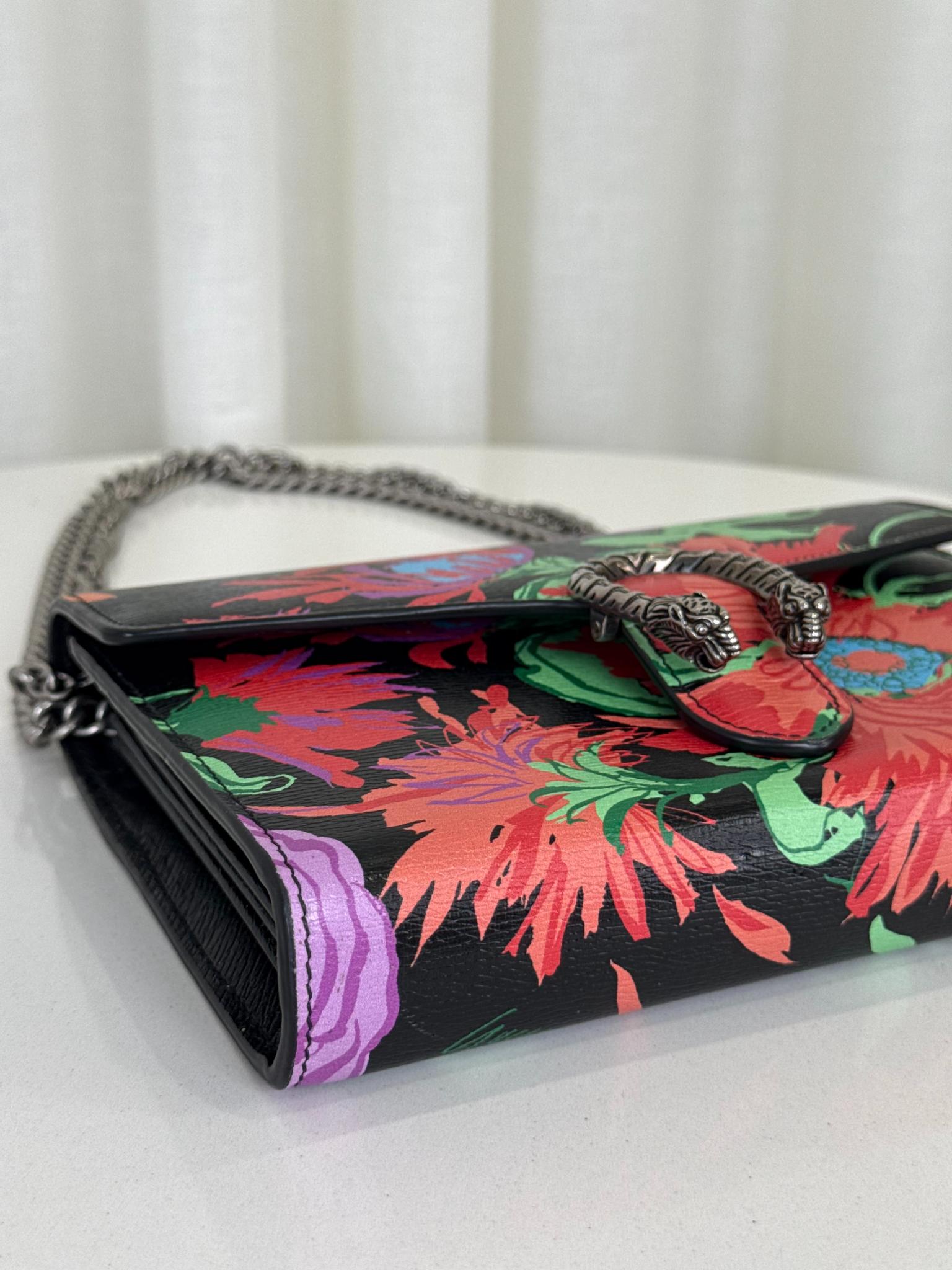 Gucci x Ken Scott Limited Edition Floral Dionysus Small Bag
