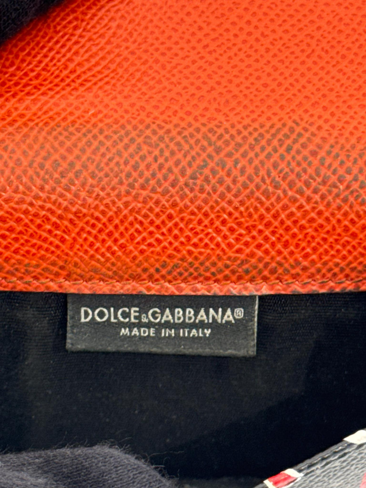 Dolce Gabbana Black Graffiti-print Leather Tri-fold Wallet