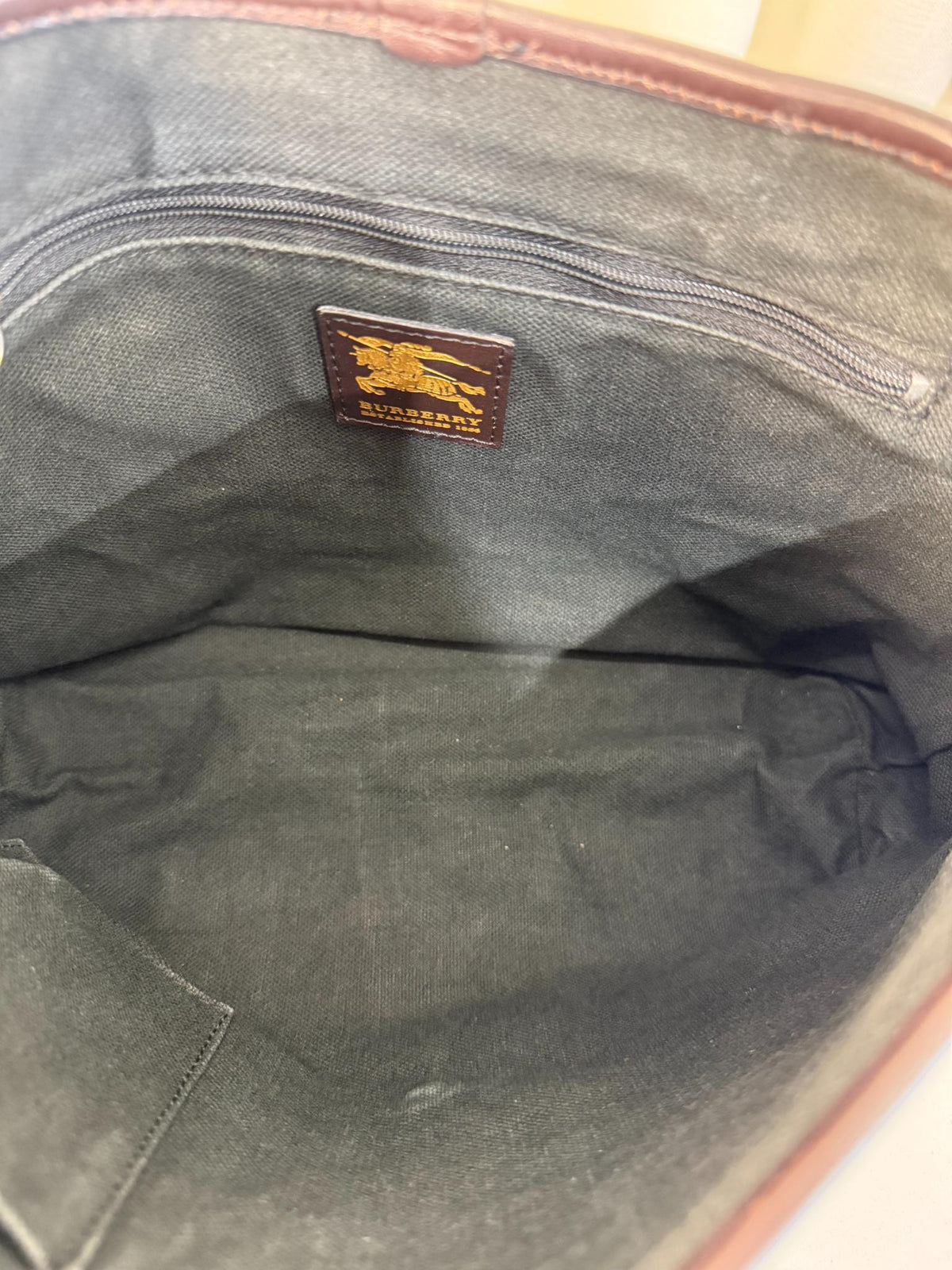 Burberry Beige Nova Check Canvas Buckle Shoulder Bag