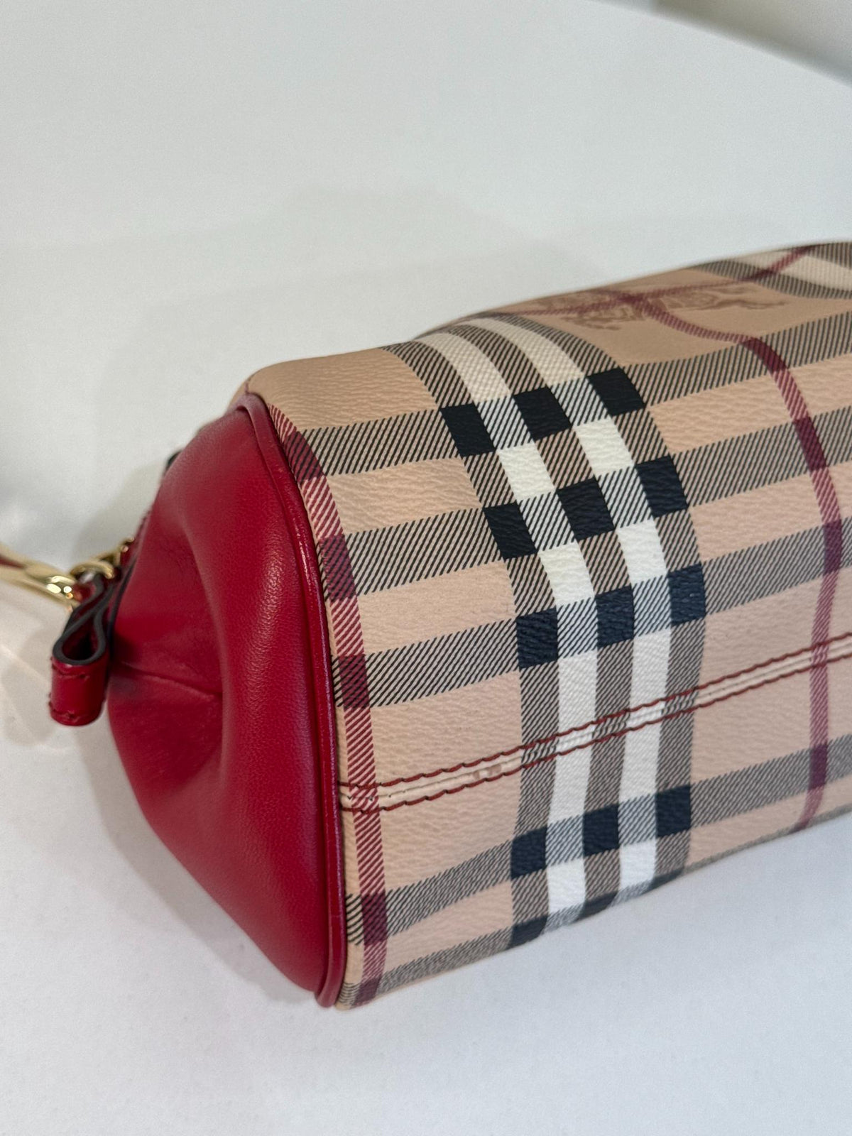 Burberry Haymarket Check Mini Blaze Crossbody Bag