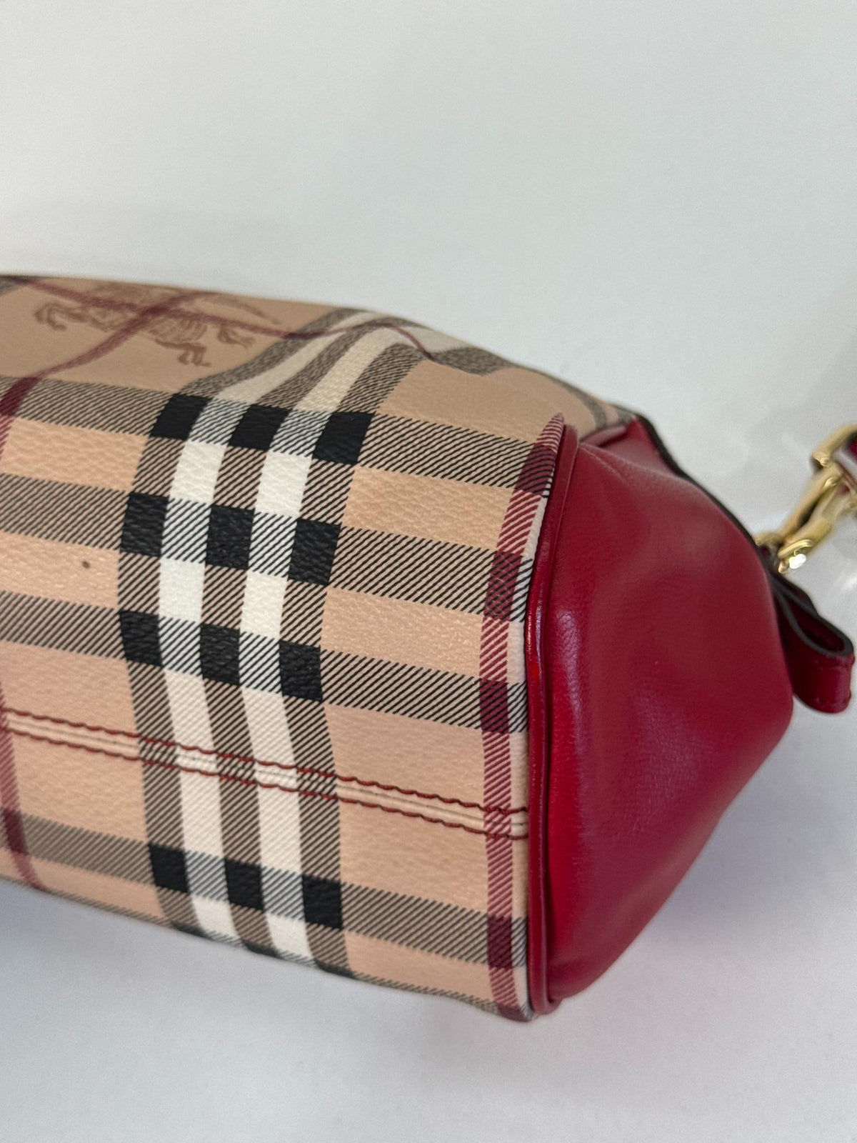 Burberry Haymarket Check Mini Blaze Crossbody Bag