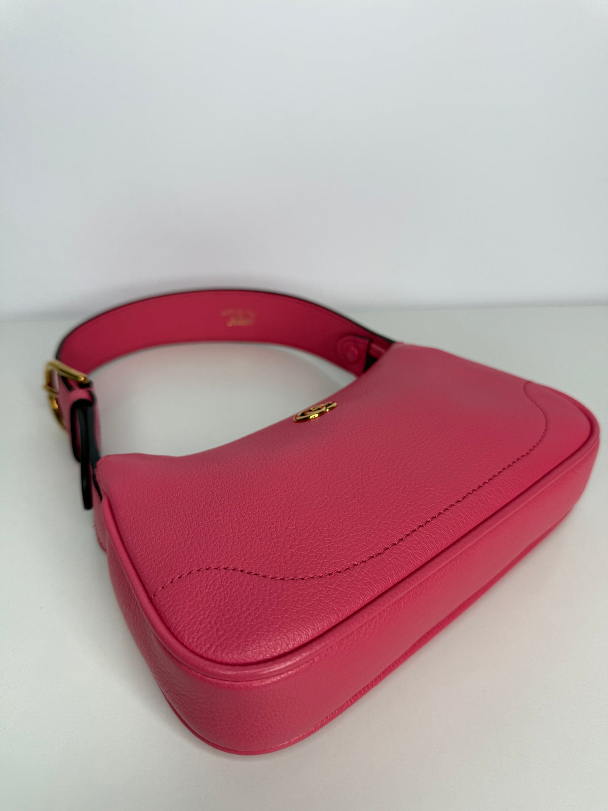 Gucci Aphrodite Mini Shoulder Bag Pink Soft Leather