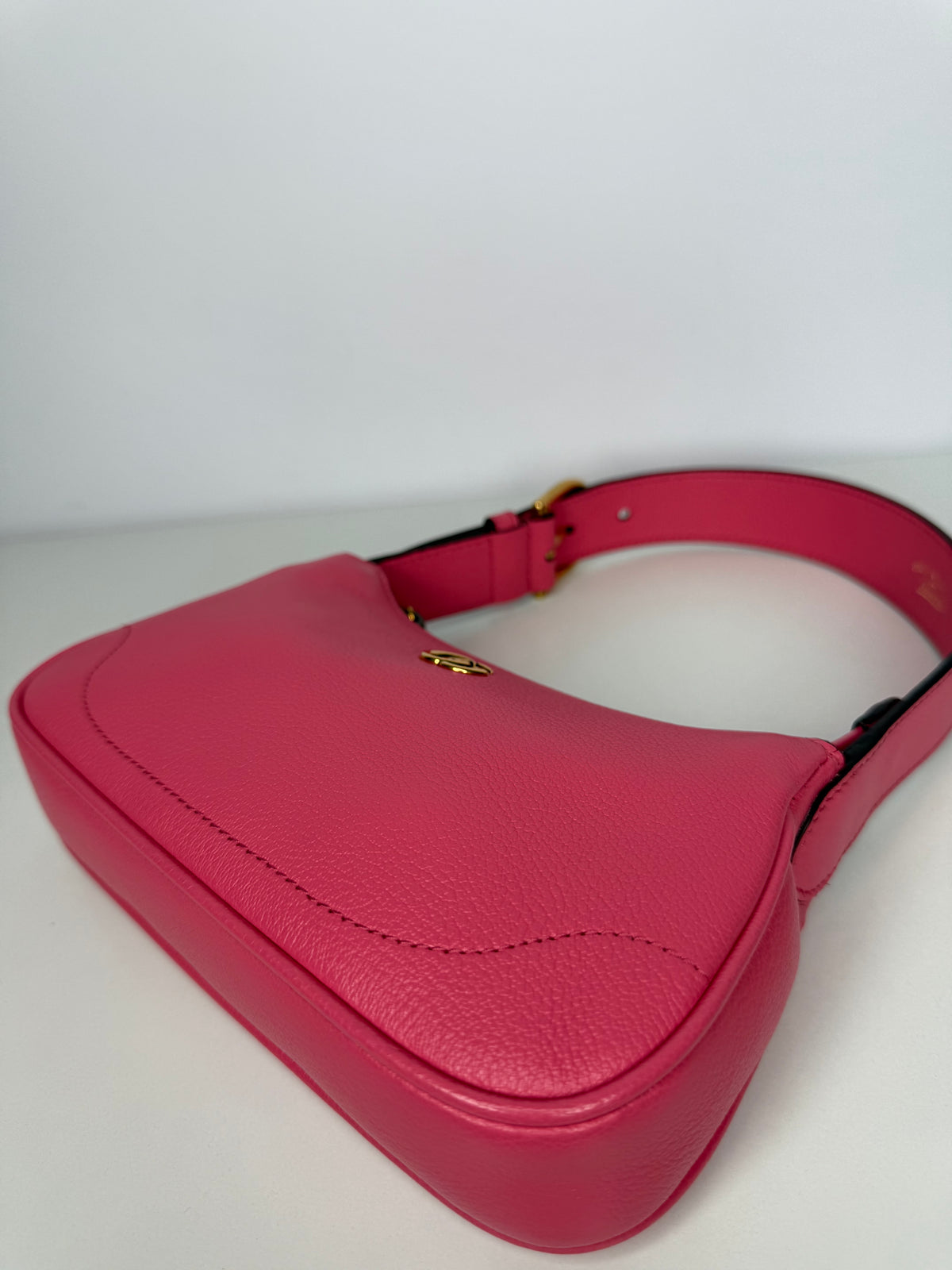 Gucci Aphrodite Mini Shoulder Bag Pink Soft Leather