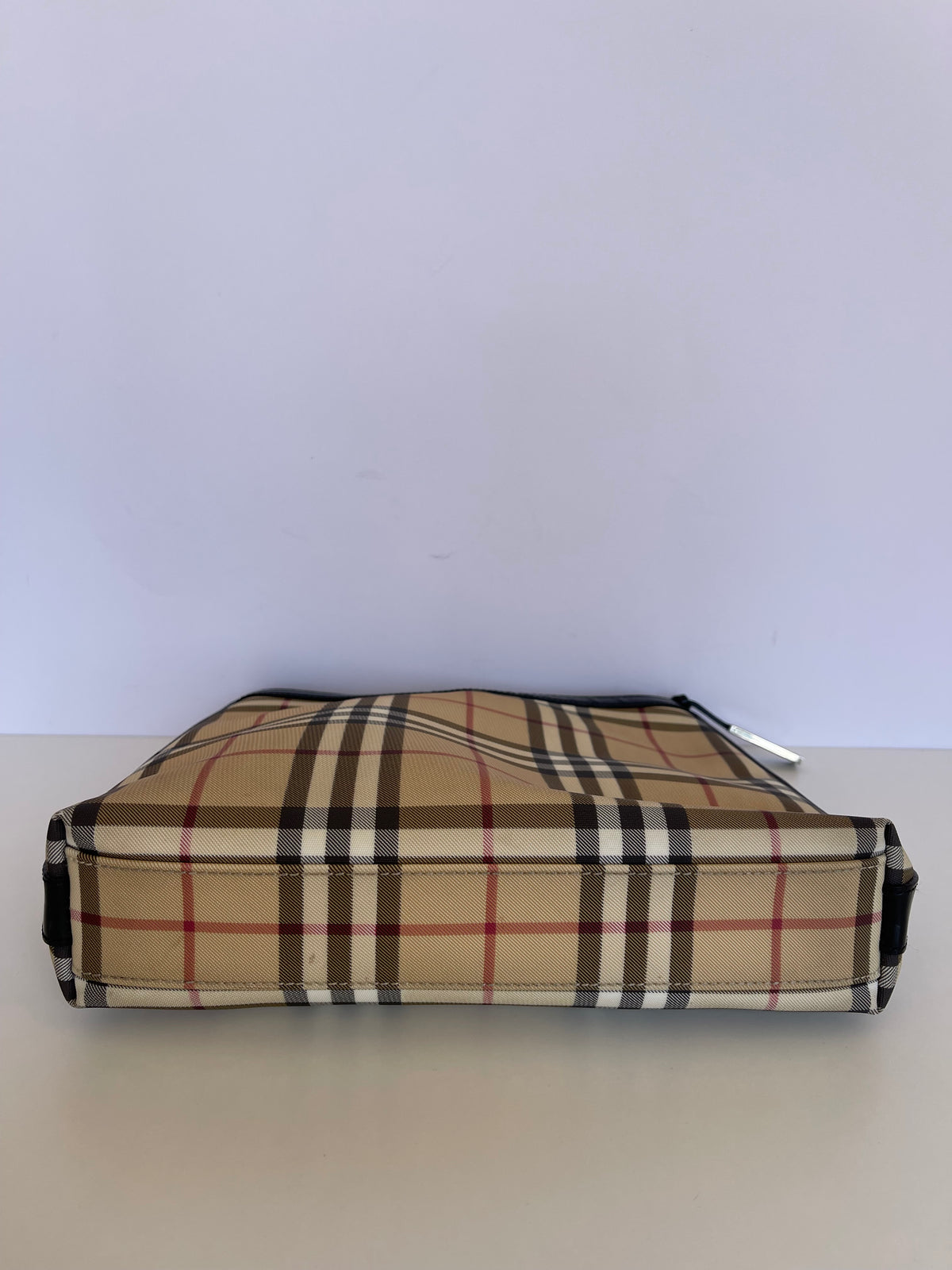 Burberry Beige Nova Check Canvas Shoulder Bag
