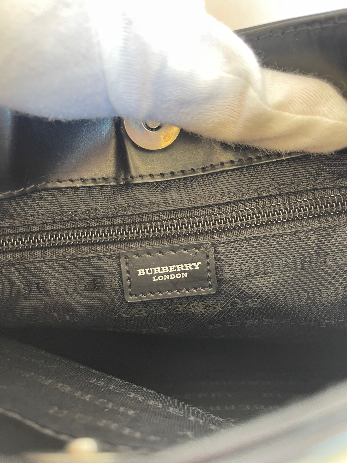 Burberry Beige Nova Check Canvas Shoulder Bag