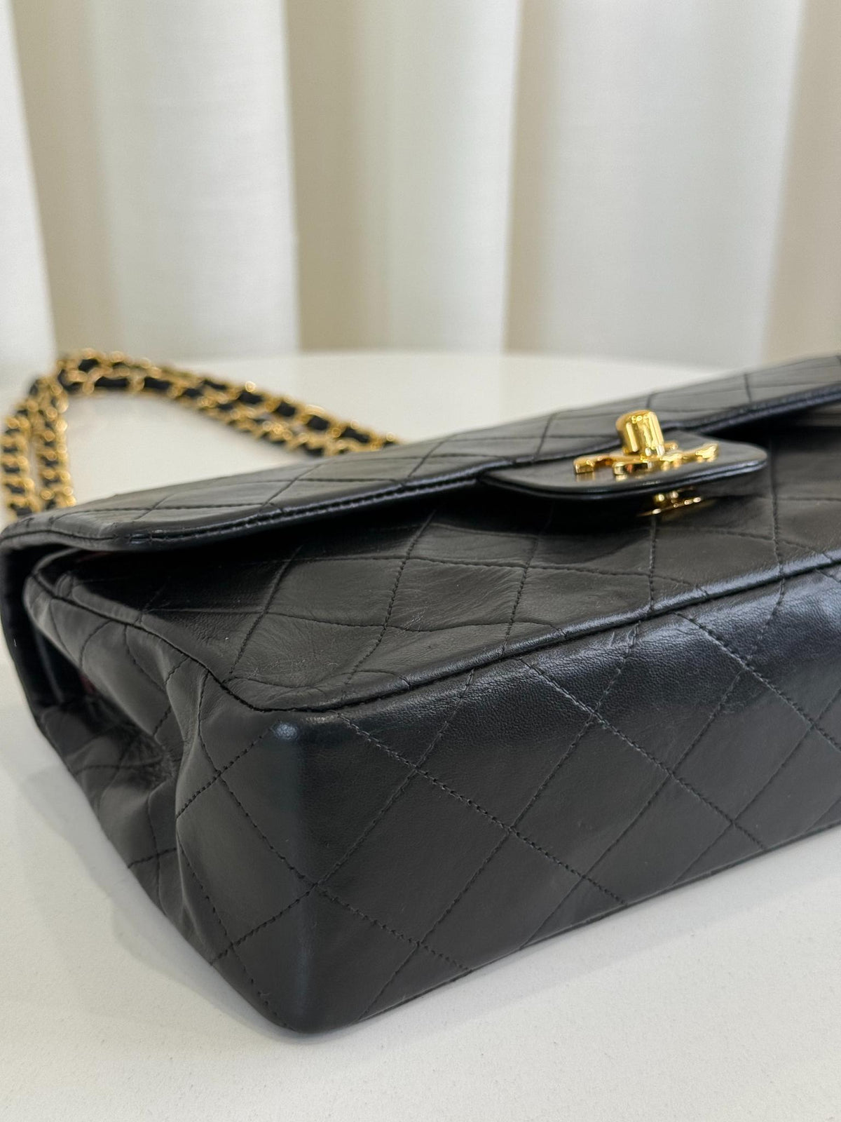 Chanel Classic Double Flap Small Black Lambskin Gold Hardware
