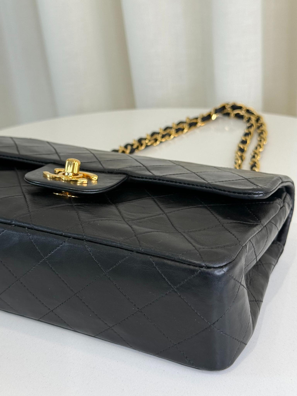 Chanel Classic Double Flap Small Black Lambskin Gold Hardware