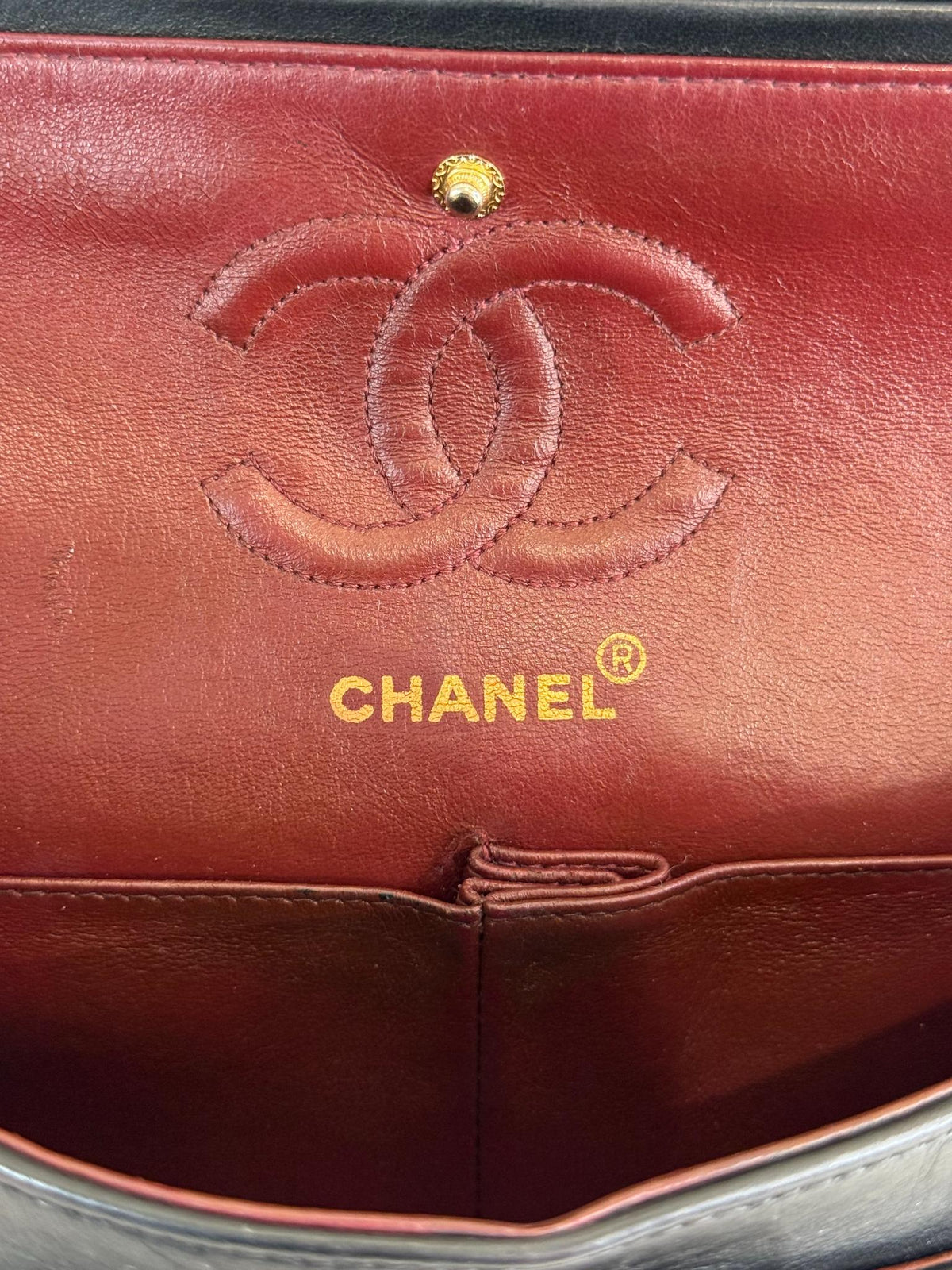 Chanel Classic Double Flap Small Black Lambskin Gold Hardware