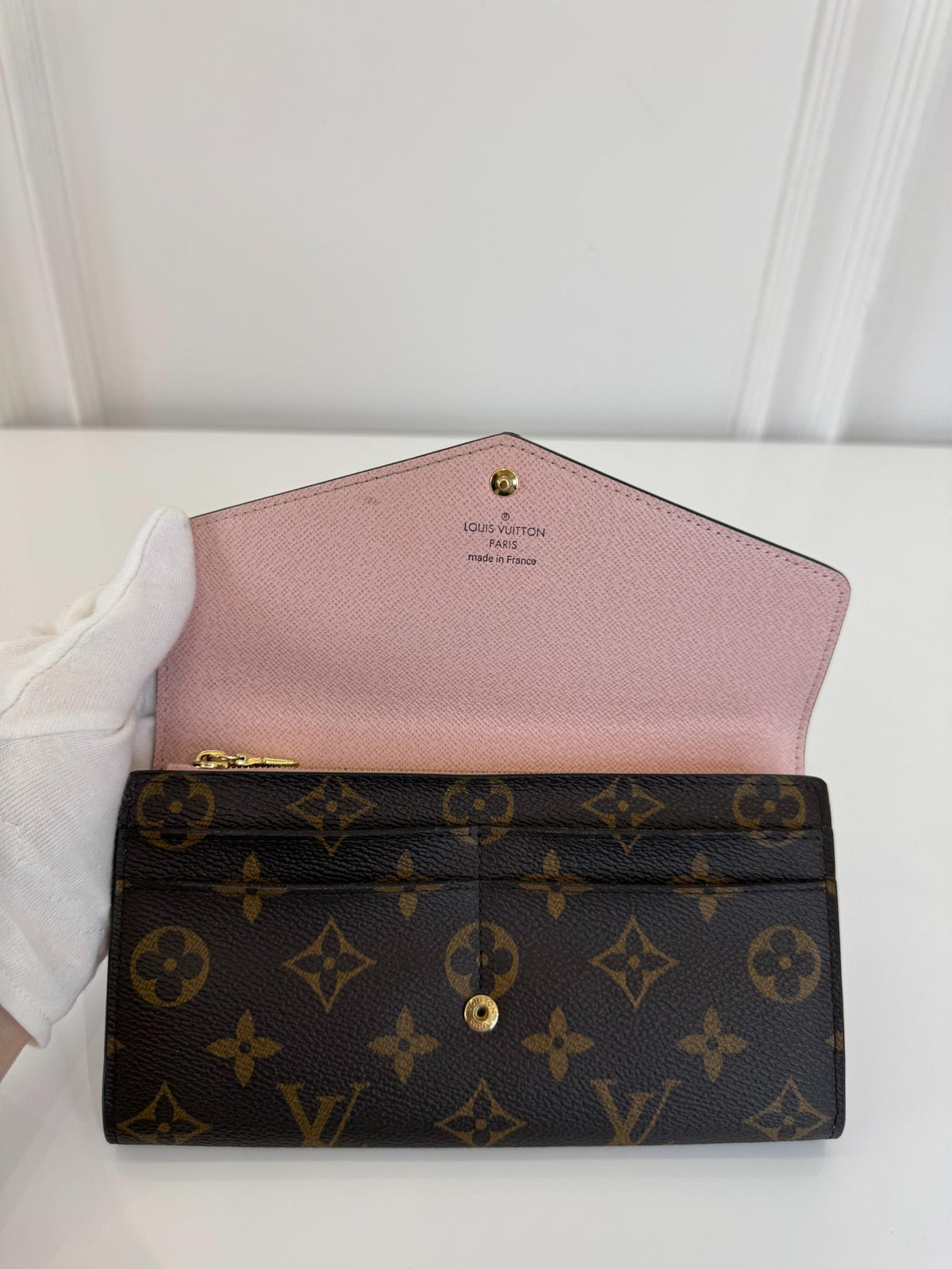 Louis Vuitton Sarah Wallet Monogram Canvas