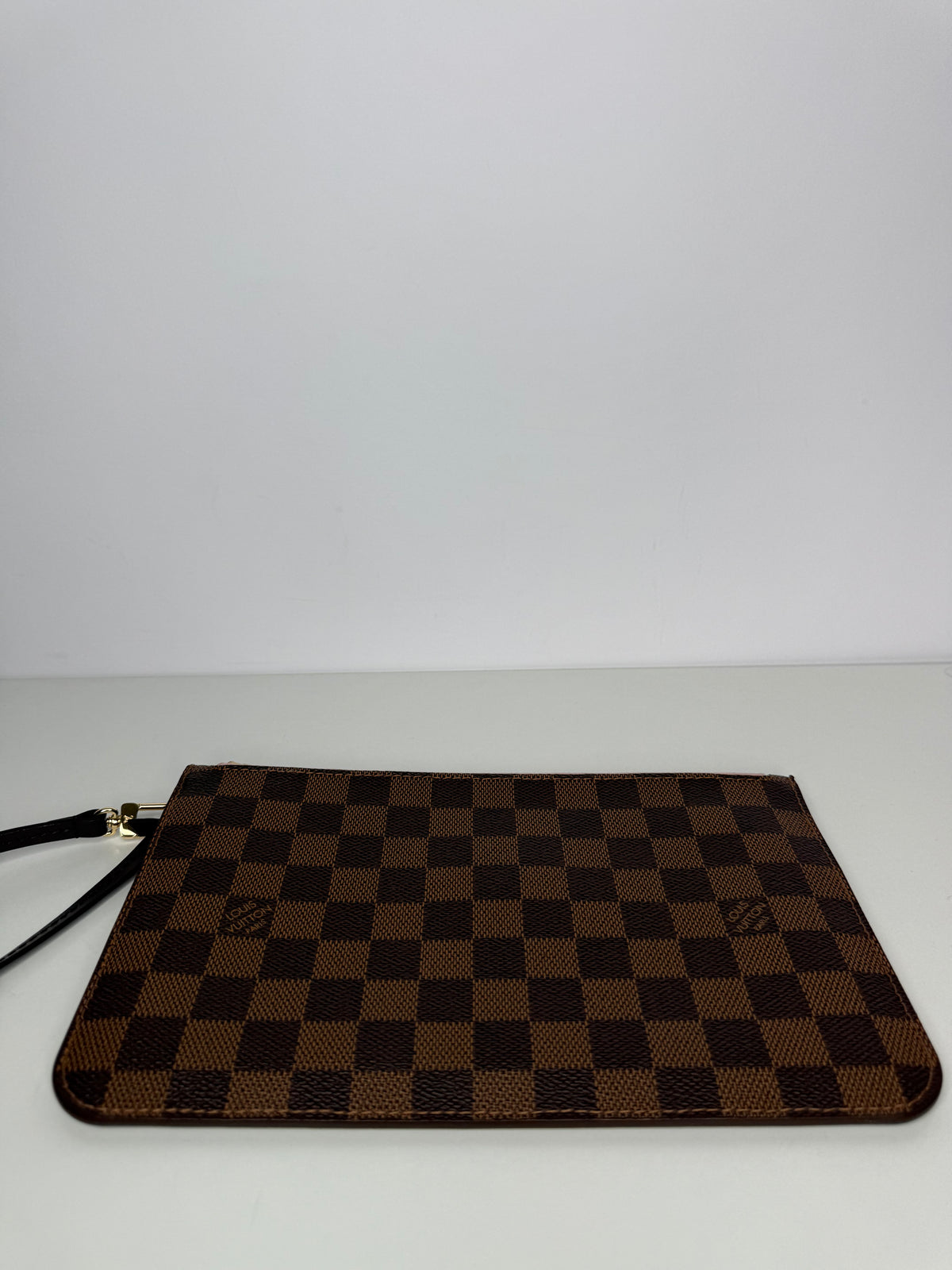 Louis Vuitton Neverfull Pochette Damier Ebene Canvas