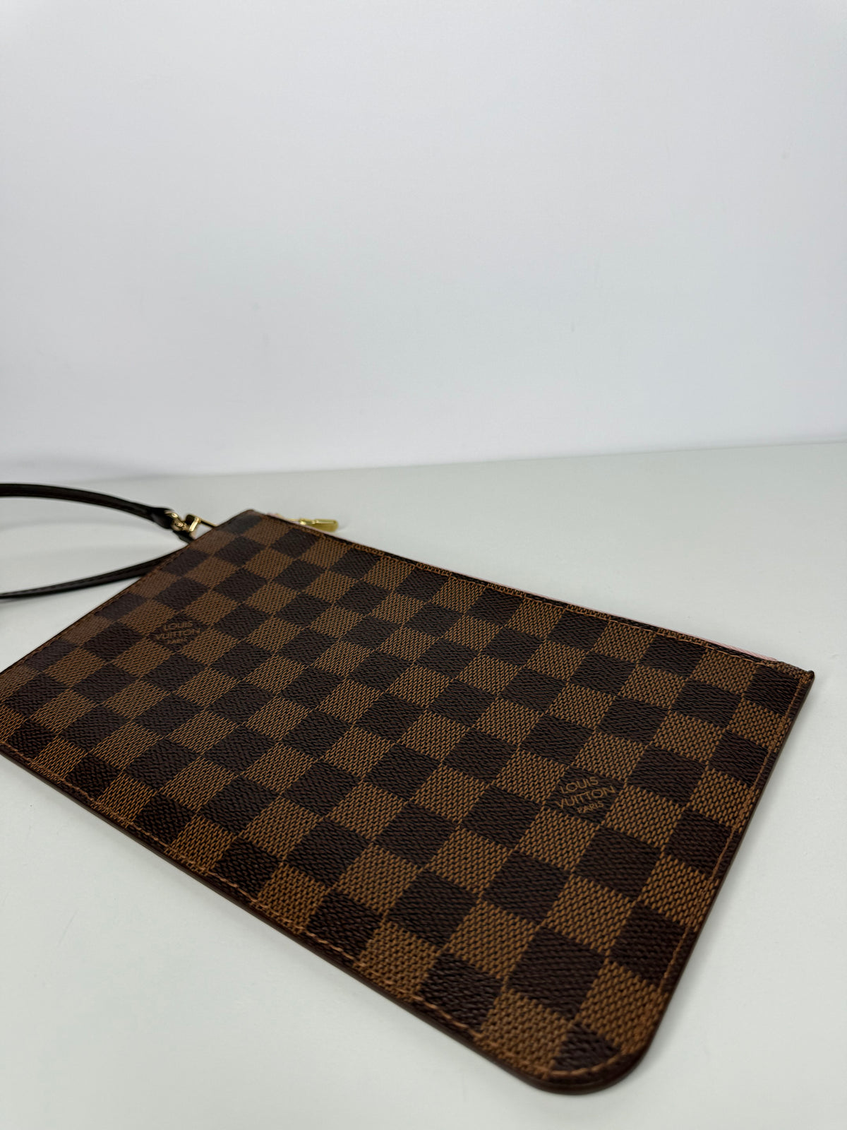 Louis Vuitton Neverfull Pochette Damier Ebene Canvas