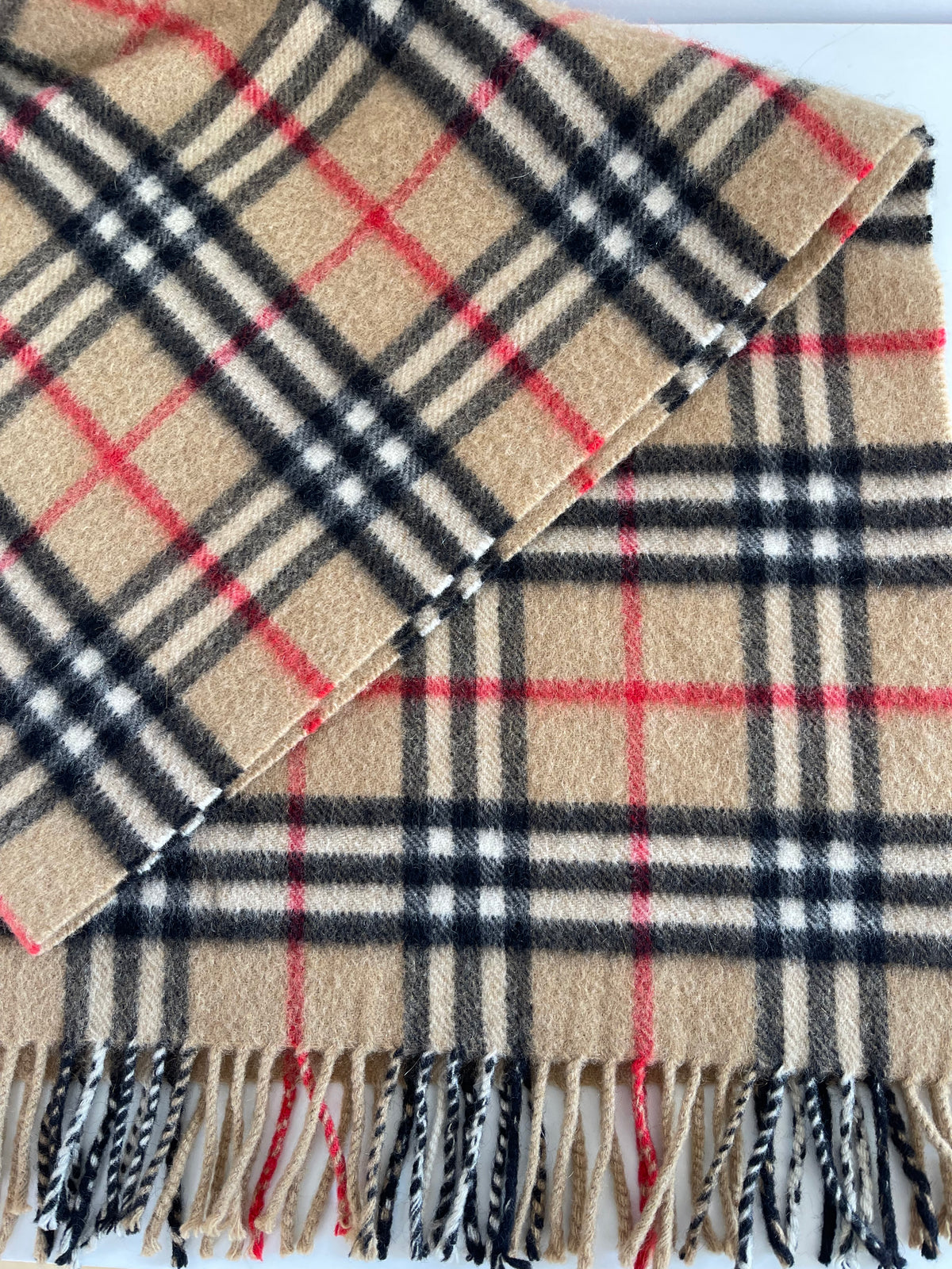 Burberrys Cashmere Vintage Scarf