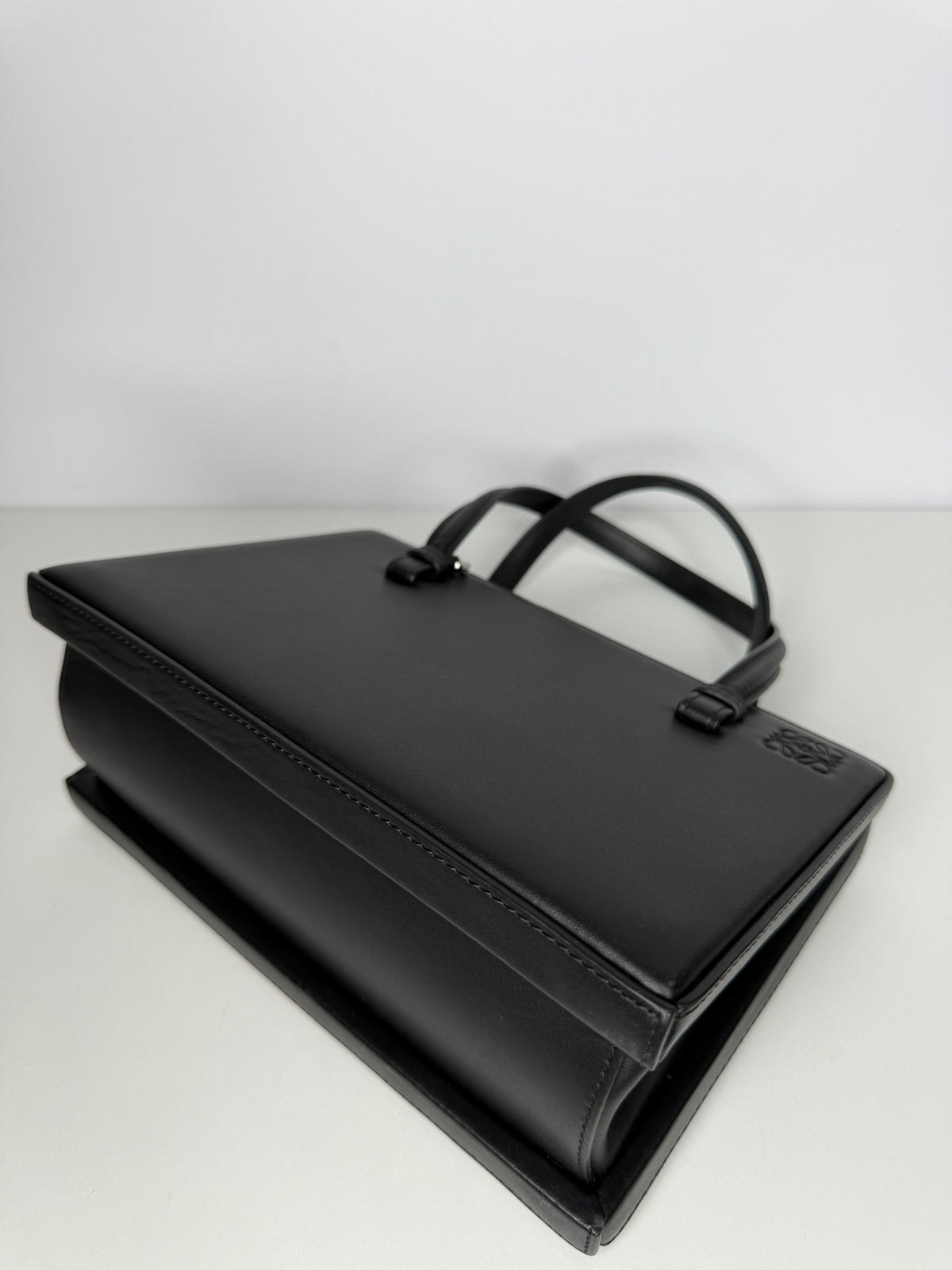 Loewe Black Calfskin Small Postal Bag