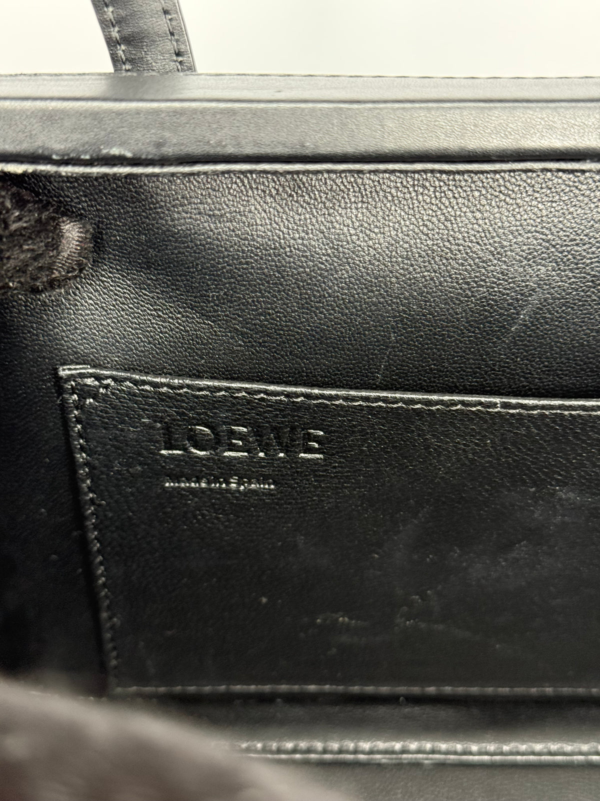 Loewe Black Calfskin Small Postal Bag