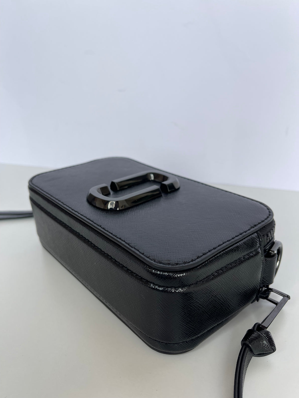 Marc Jacobs Snapshot Black Leather Crossbody Bag