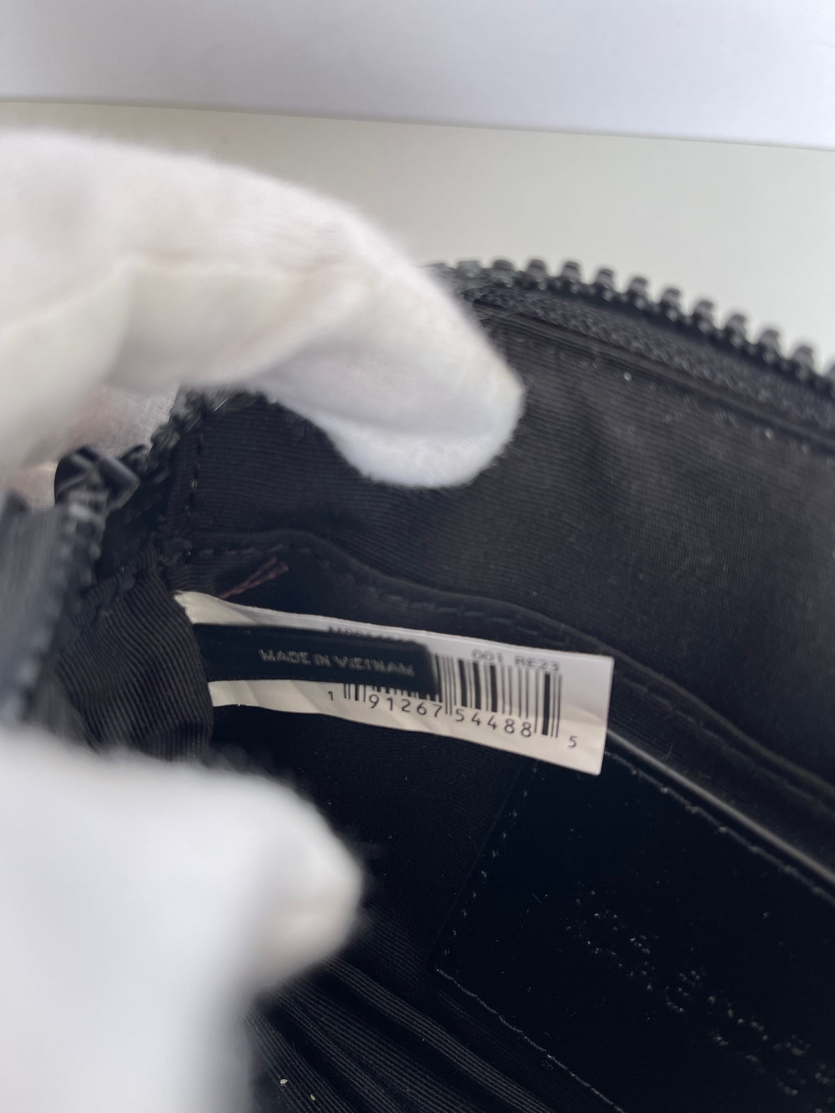 Marc Jacobs Snapshot Black Leather Crossbody Bag
