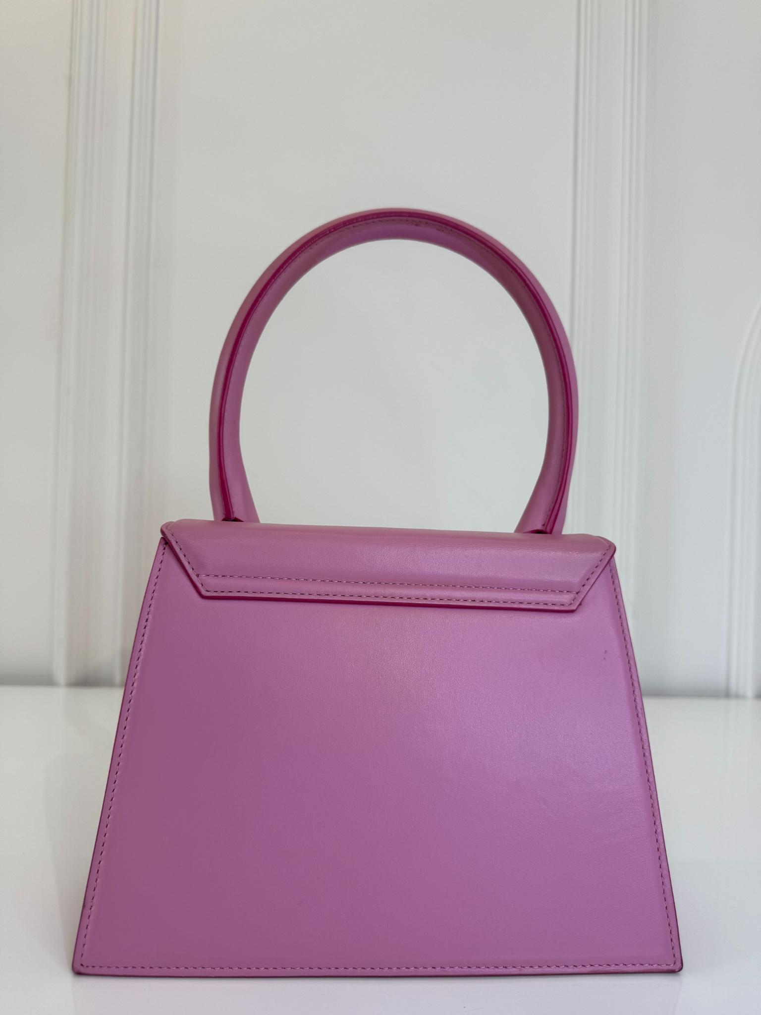 Jacquemus Le Grand Chiquito Light Pink Leather Handbag