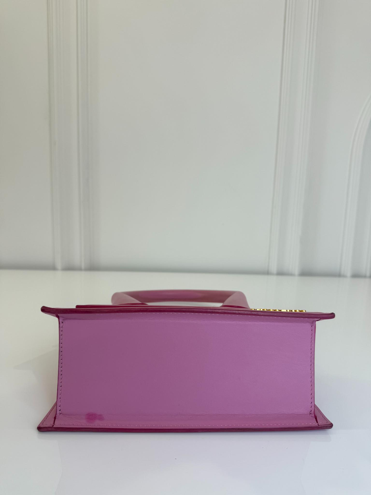 Jacquemus Le Grand Chiquito Light Pink Leather Handbag