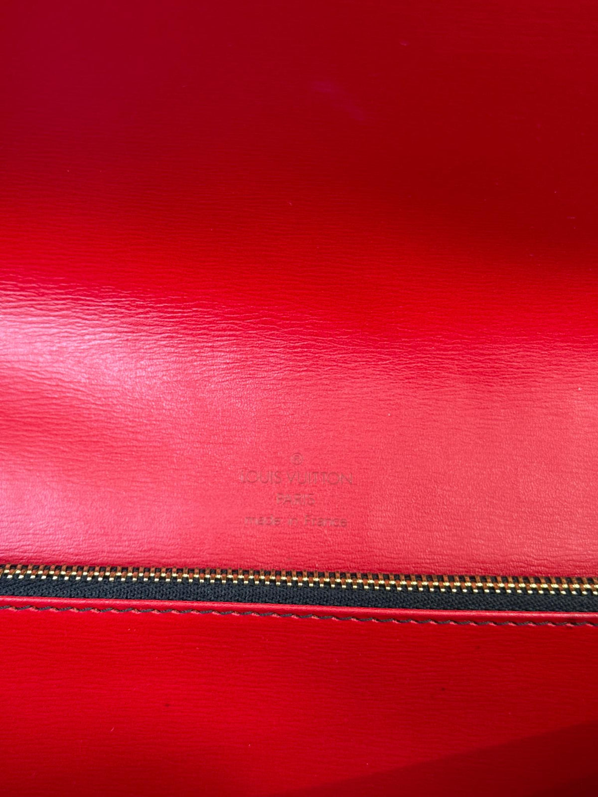 Louis Vuitton Red Epi Leather Friedland Shoulder Bag