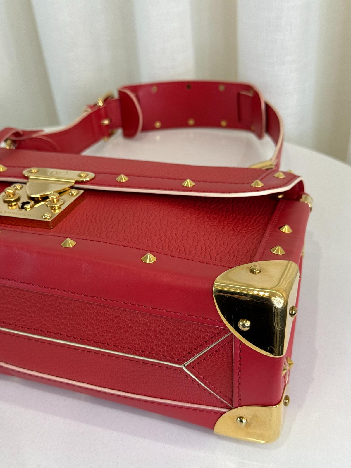 Louis Vuitton Geranium Suhali Leather Le Talentueux Bag