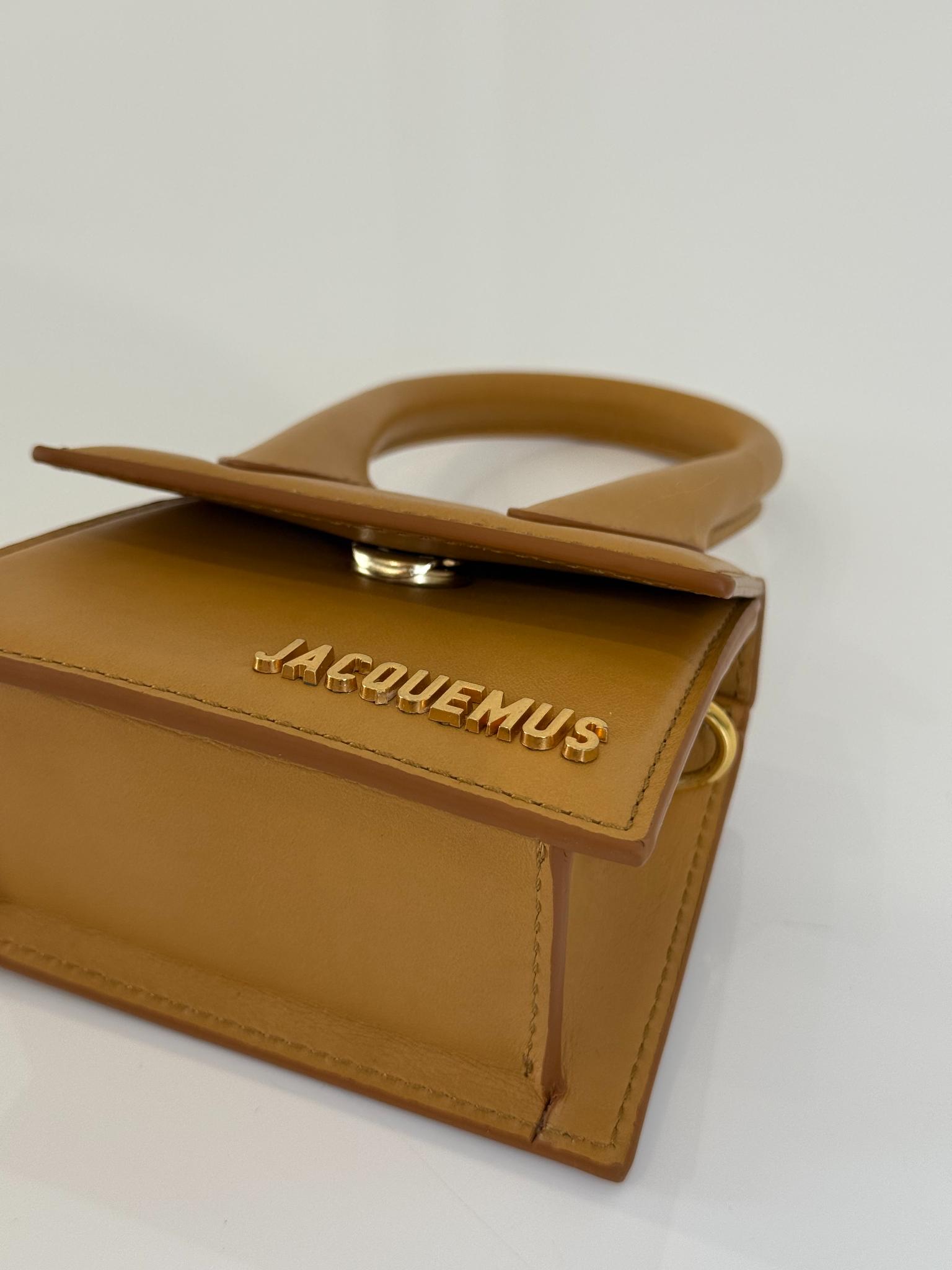 Jacquemus Le Chiquito Mini Camel Leather Bag