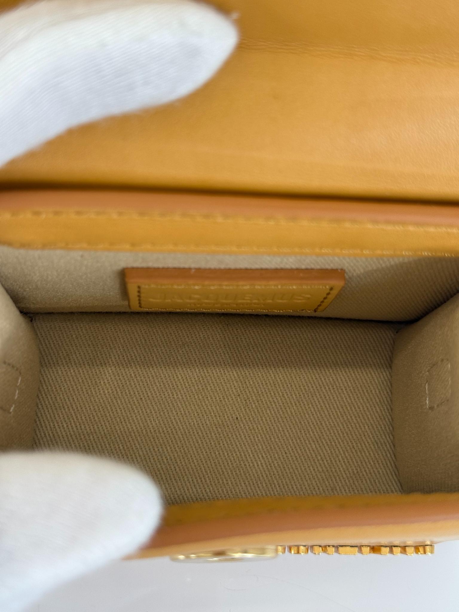 Jacquemus Le Chiquito Mini Camel Leather Bag