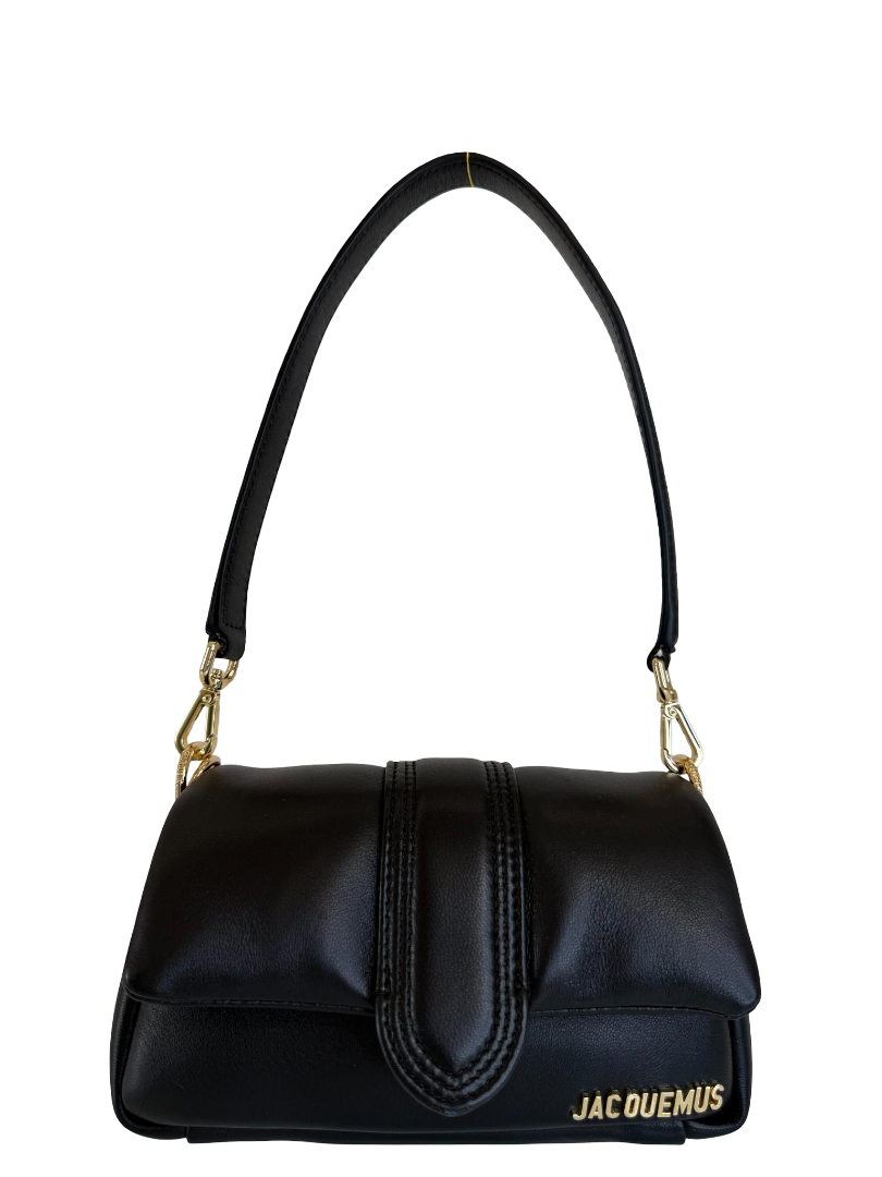 Jacquemus Le Petit Bambimou Black Padded Leather Shoulder Bag