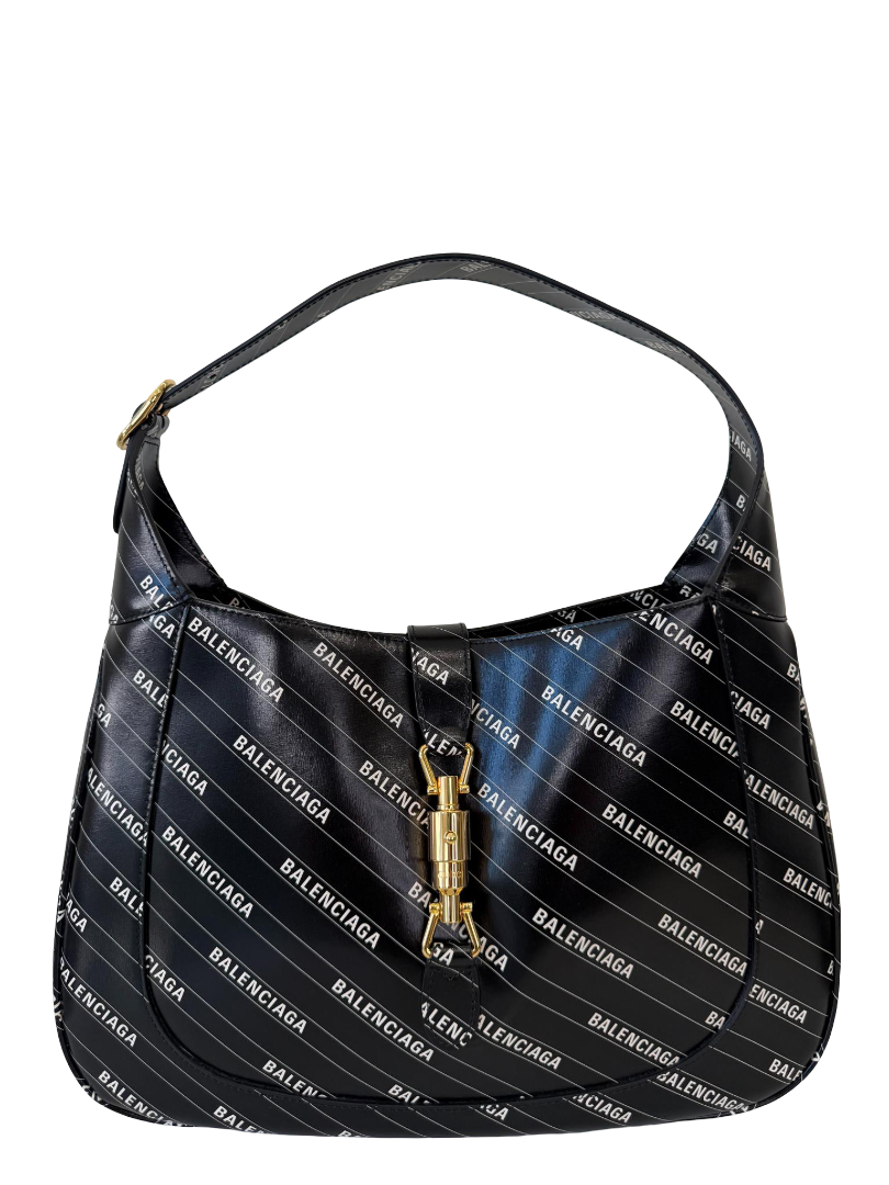 Gucci x Balenciaga Medium "The Hacker Project" Jackie 1961 Hobo Bag