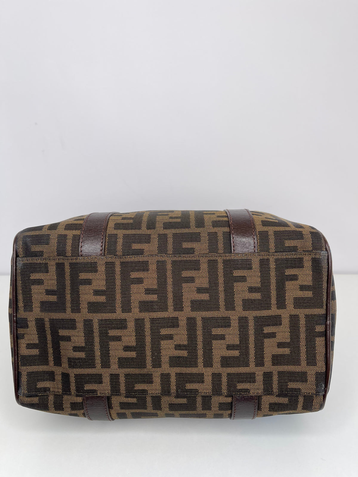 Fendi Jacquard FF Zucca Boston Bag