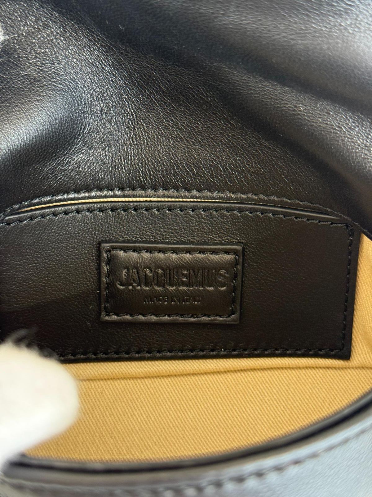 Jacquemus Le Petit Bambimou Black Padded Leather Shoulder Bag