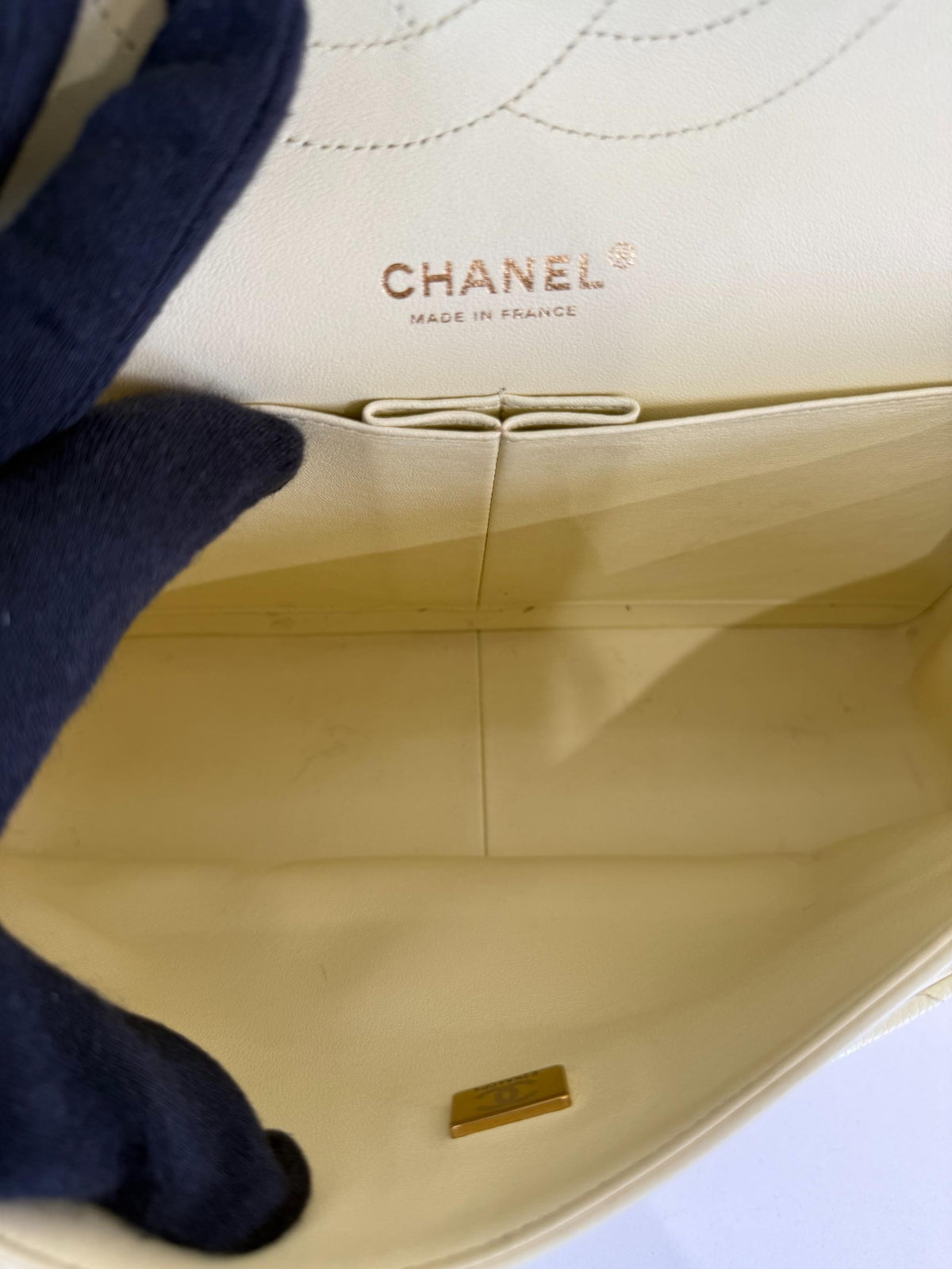 Chanel Classic Jumbo Double Flap Caviar Quilted Light Lemon Yellow