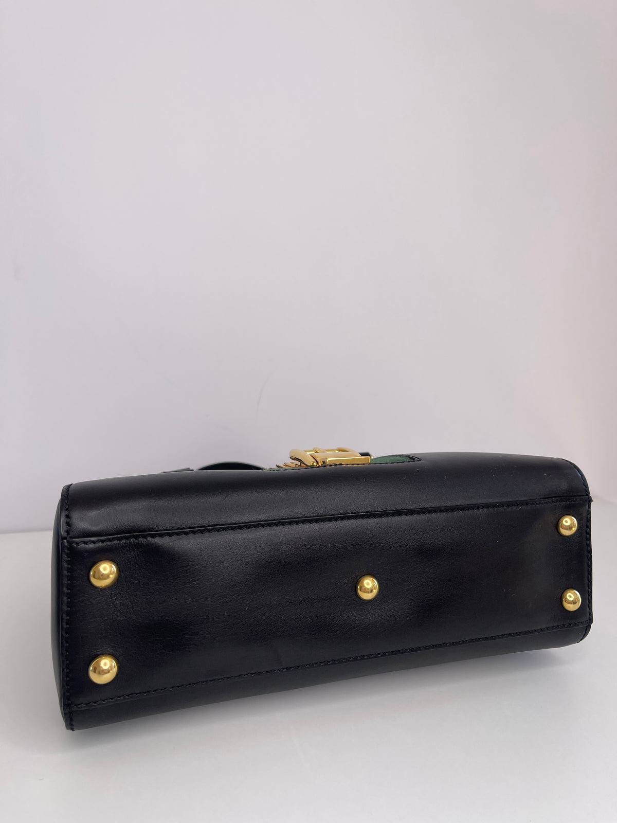 Gucci Black Sylvie Web Satchel