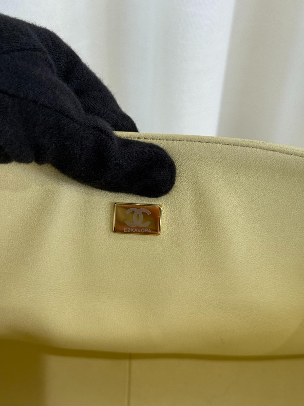 Chanel Classic Jumbo Double Flap Caviar Quilted Light Lemon Yellow