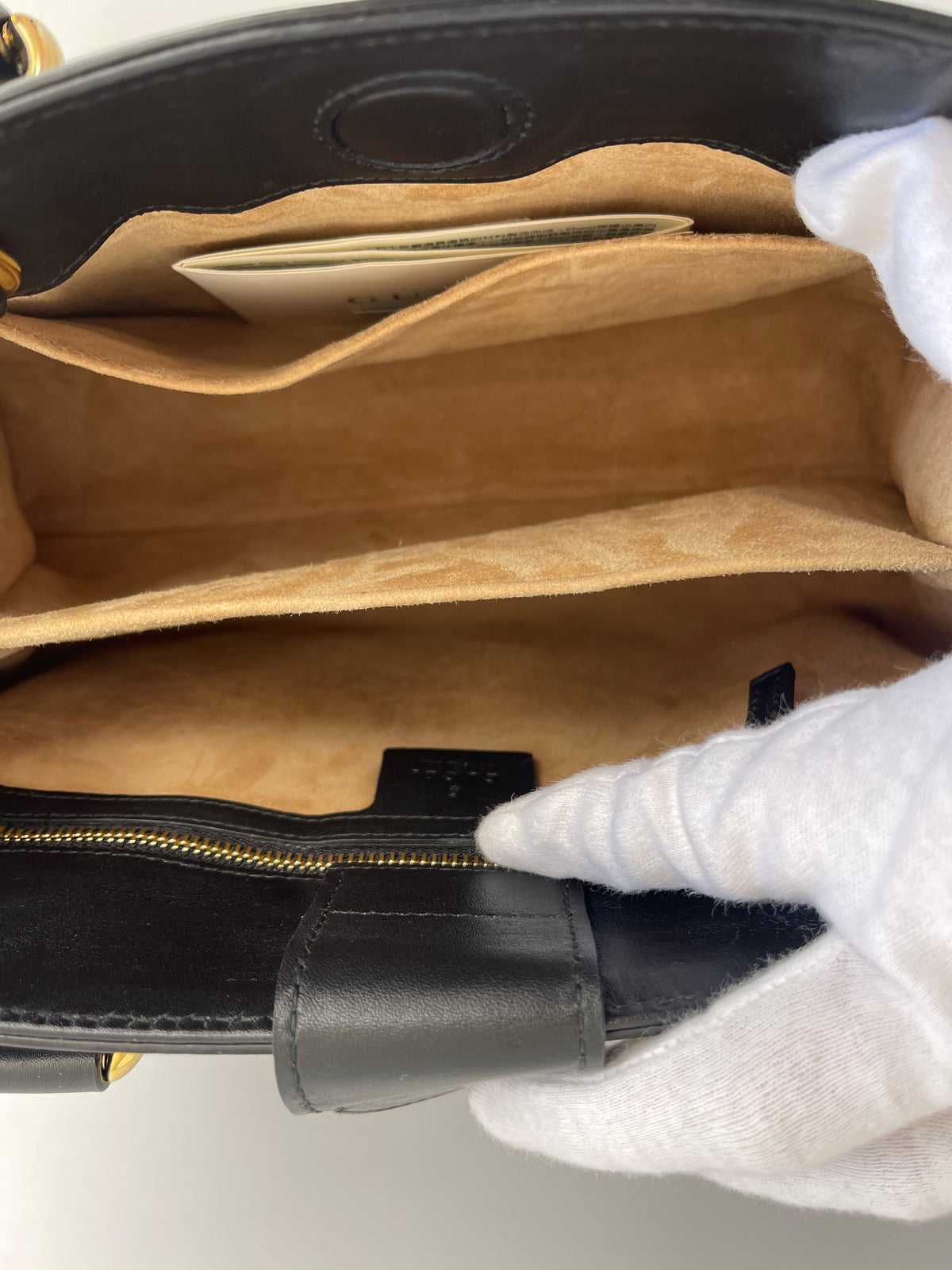 Gucci Black Sylvie Web Satchel
