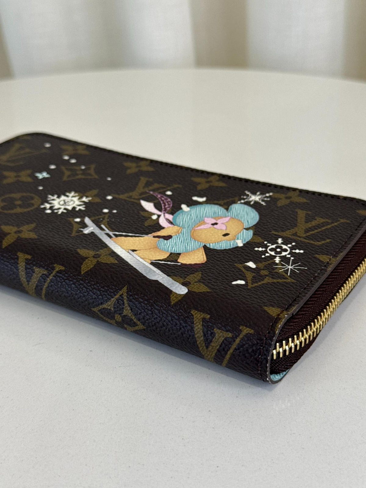Louis Vuitton x Vivienne Winter Holiday Zippy Wallet Monogram/Azur Frost