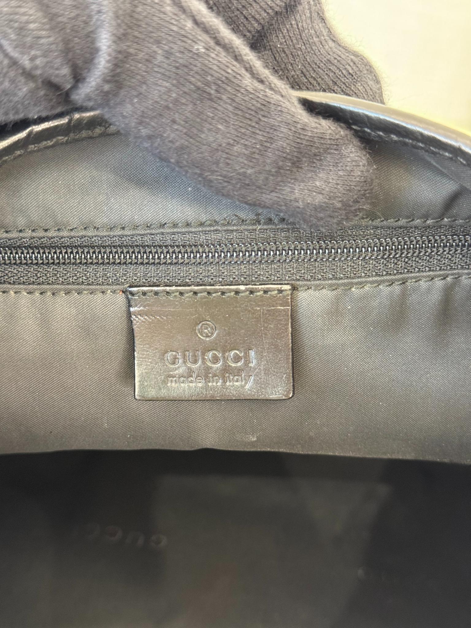 Gucci By Tom Ford Turquoise Nylon Medium Vintage Jackie l