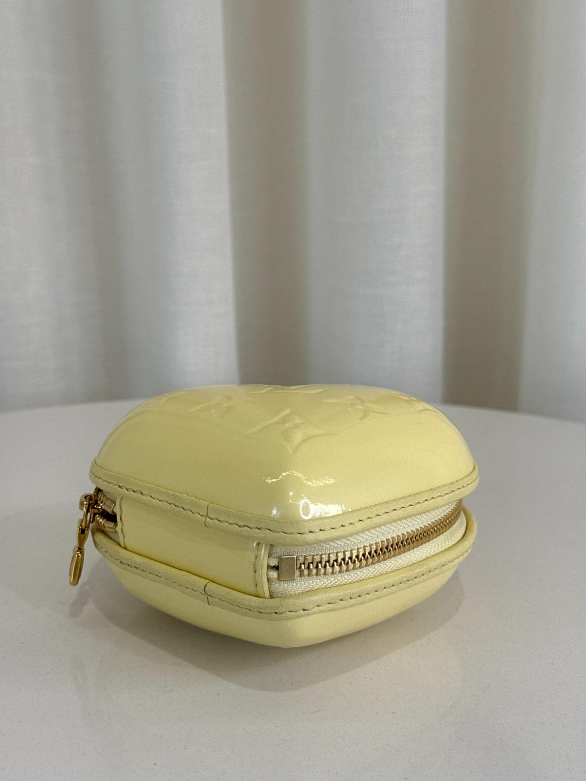 Louis Vuitton Keep My Heart Chain Bag Yellow Monogram Vernis Patent Leather