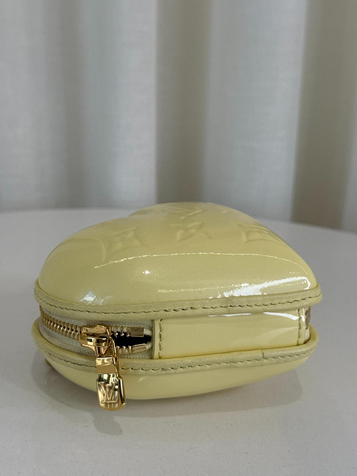 Louis Vuitton Keep My Heart Chain Bag Yellow Monogram Vernis Patent Leather