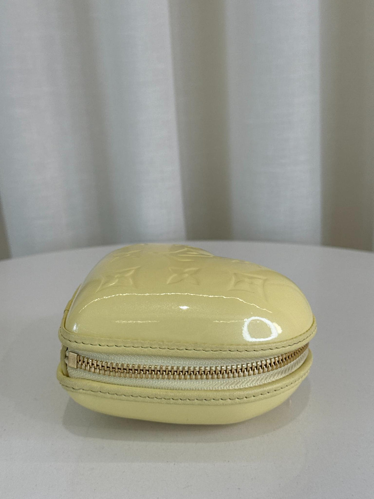 Louis Vuitton Keep My Heart Chain Bag Yellow Monogram Vernis Patent Leather