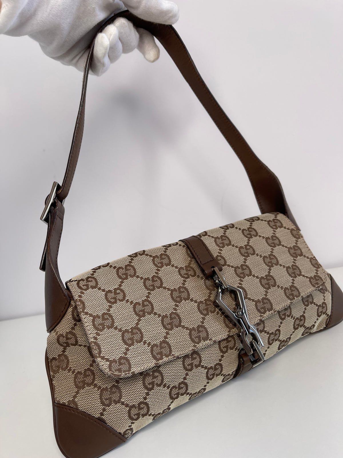 Gucci GG Canvas Jackie Pochette