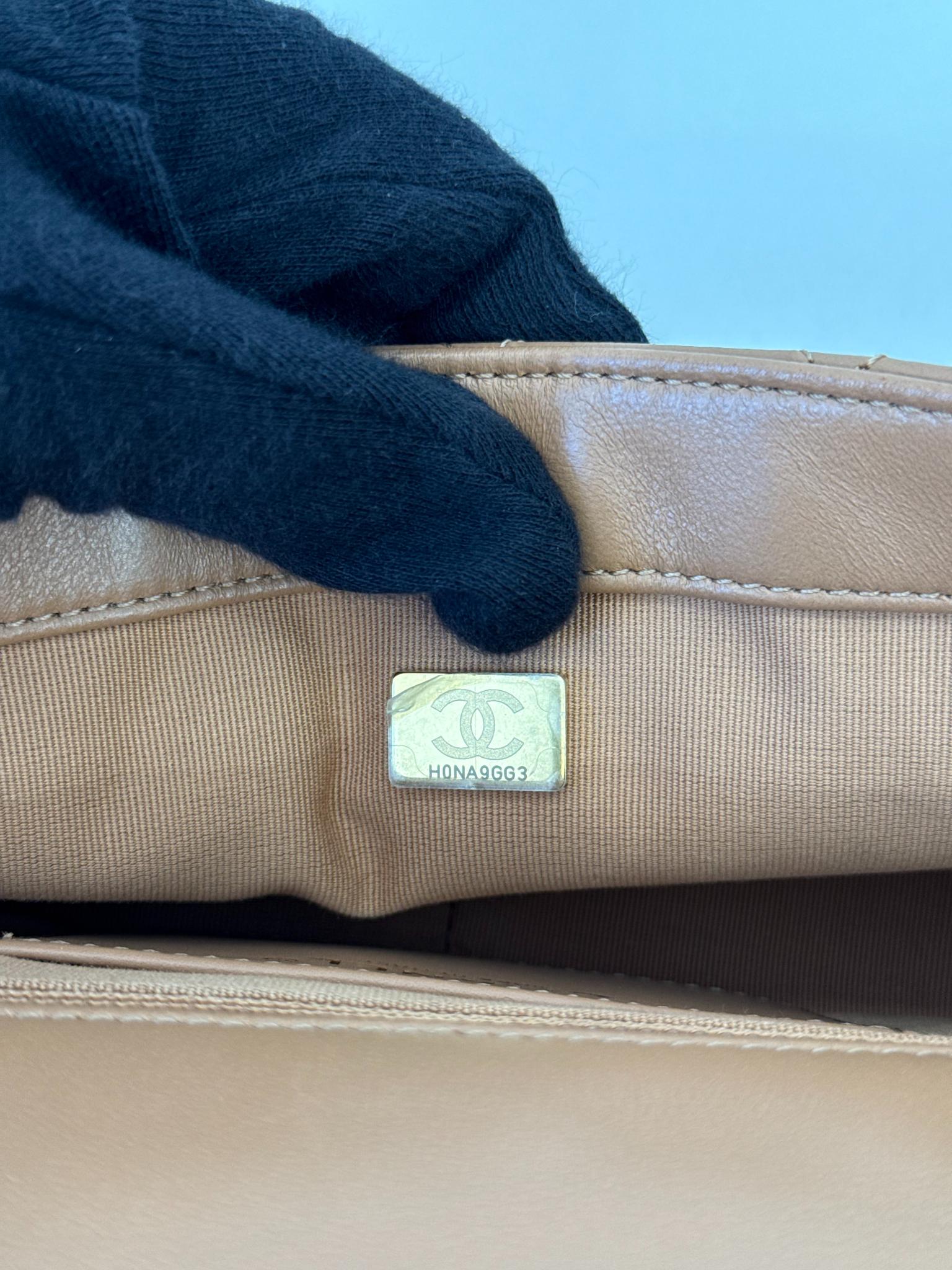 Chanel Coco Mark Lambskin Leather Shoulder Flap Bag