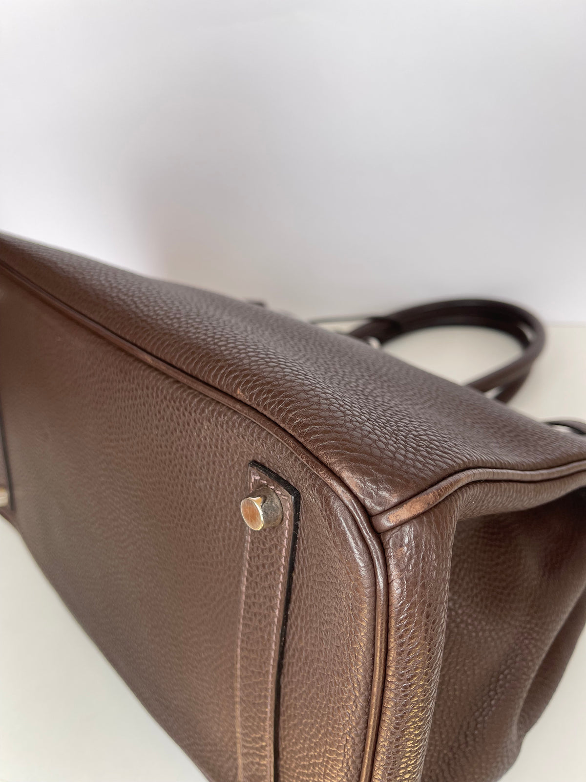 Hermès Birkin 35 Chocolate Clemence Palladium Hardware