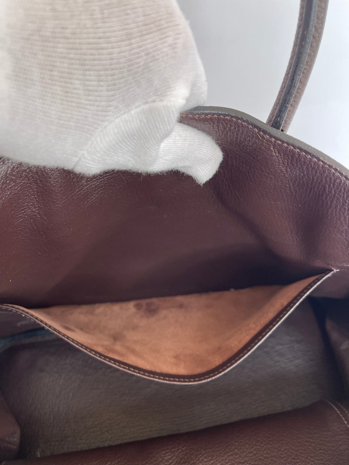 Hermès Birkin 35 Chocolate Clemence Palladium Hardware