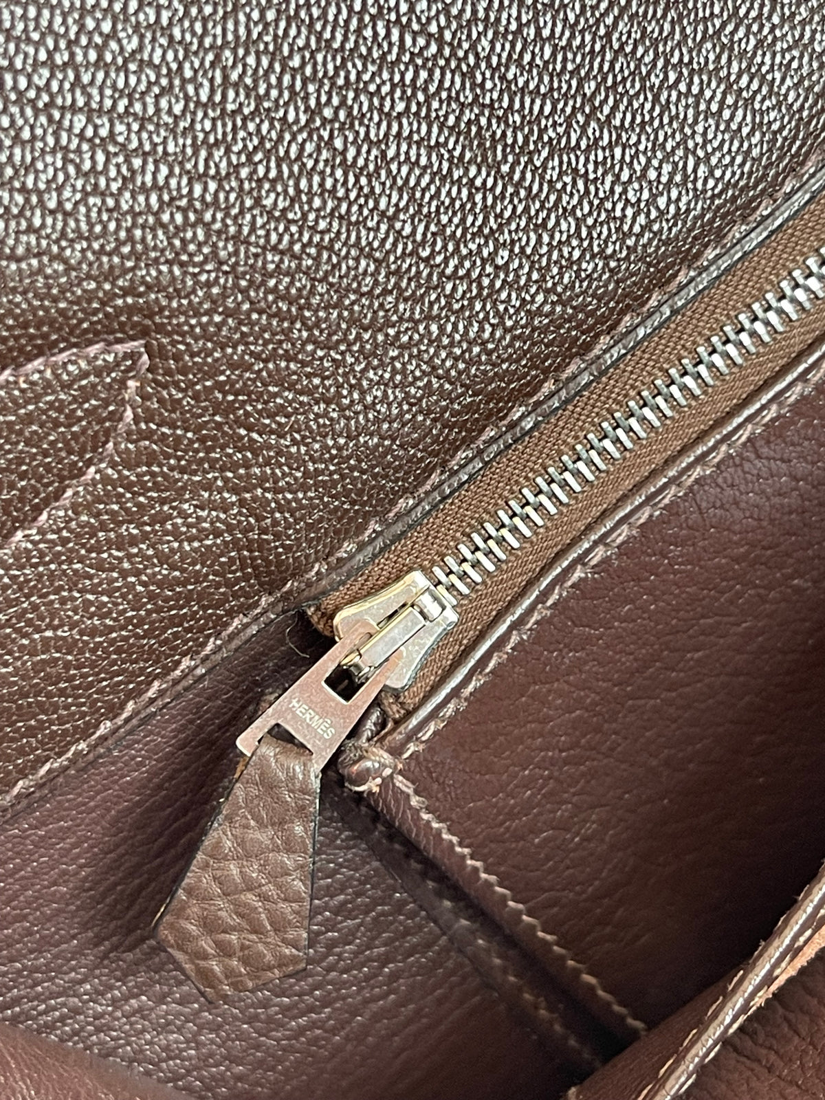 Hermès Birkin 35 Chocolate Clemence Palladium Hardware