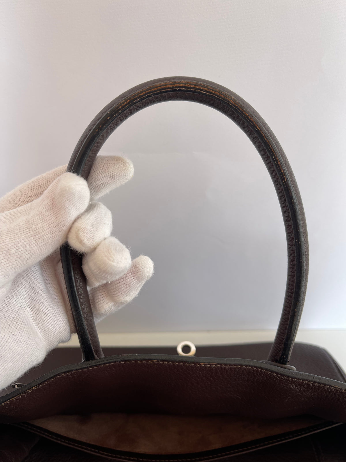 Hermès Birkin 35 Chocolate Clemence Palladium Hardware