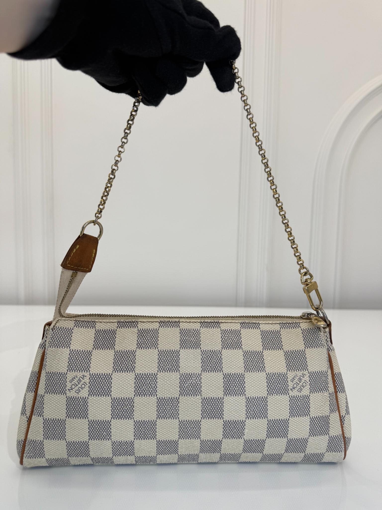 Louis Vuitton Eva Pochette Damier Azur Canvas